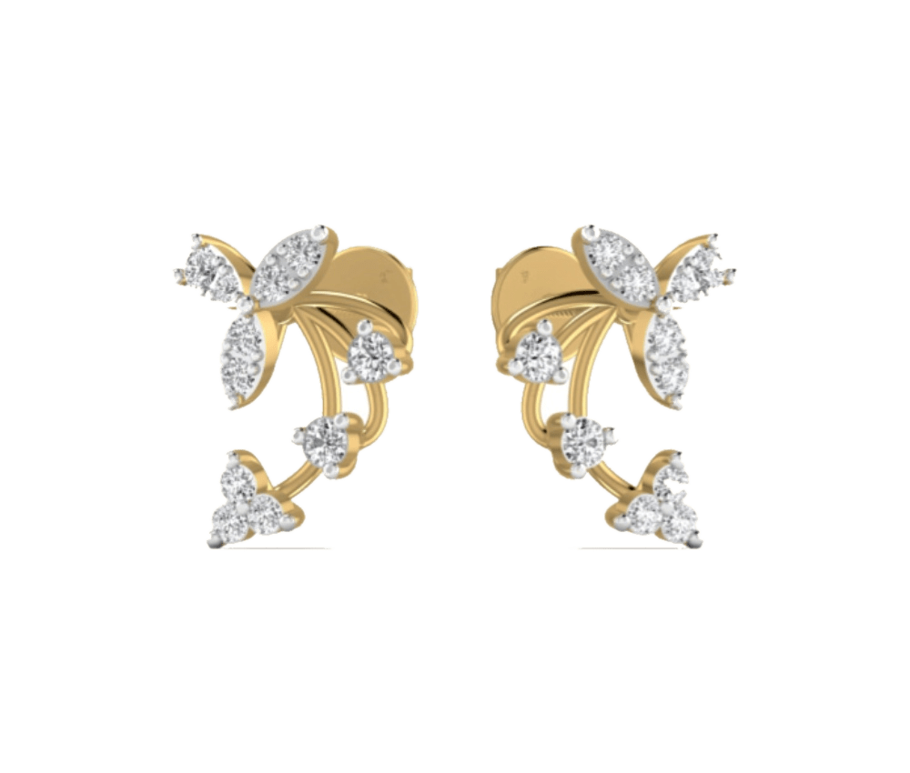 Bridal Twin-Spray Earrings