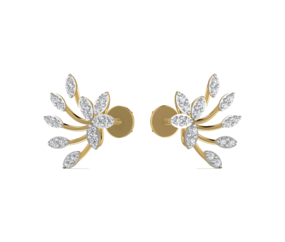 Bridal Sunburst Spray Earrings