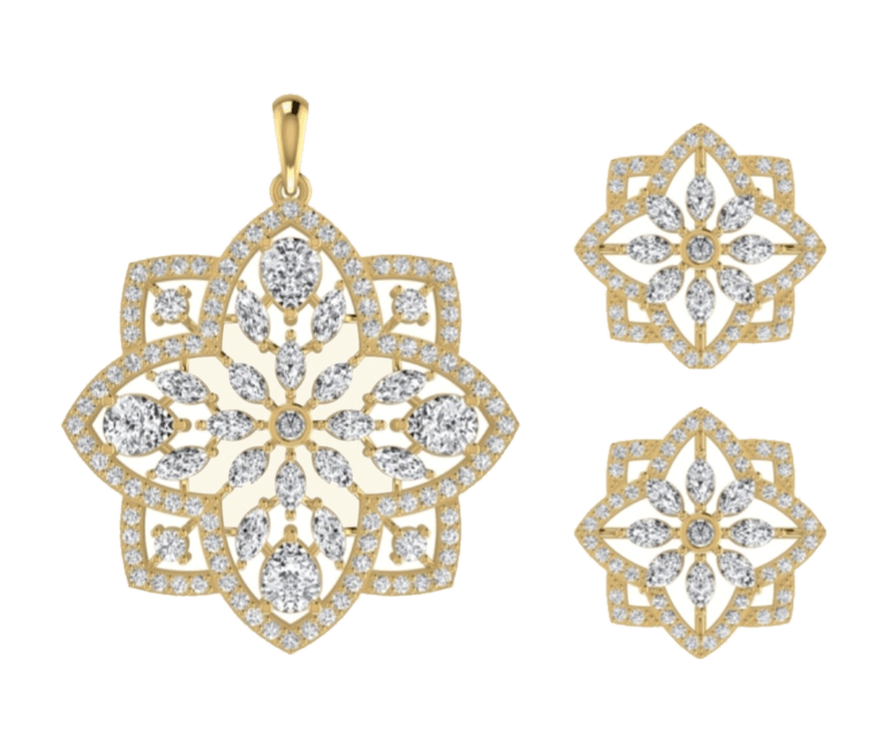 Bridal Mandala Pendant