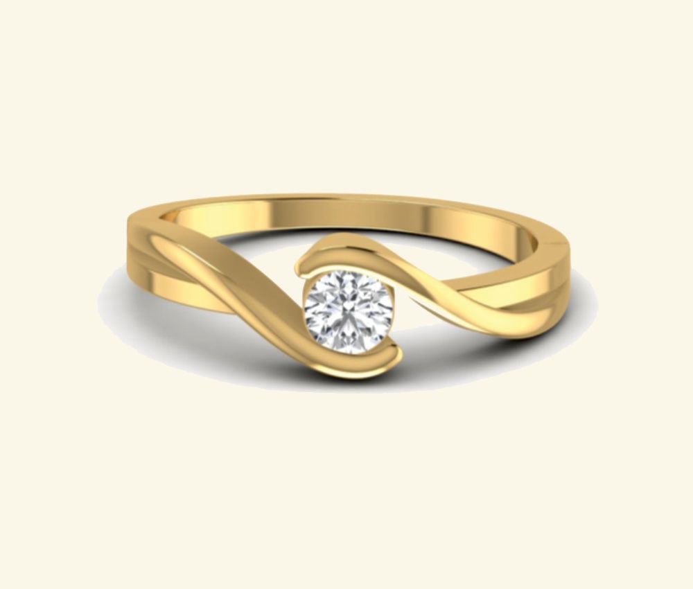 Pavé halo ring with continuous diamond shoulder accents. — 2.70 GM gold