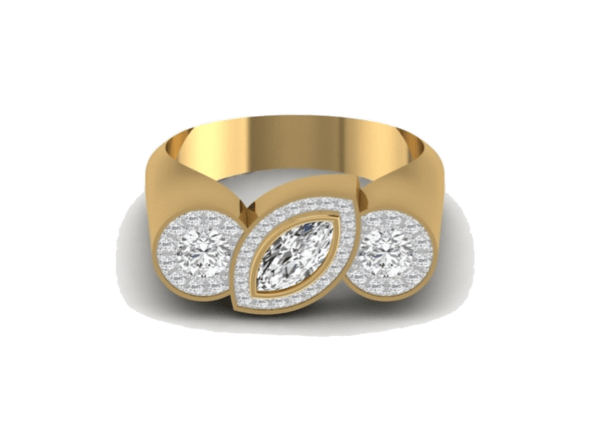 Three-Stone Marquise Statement