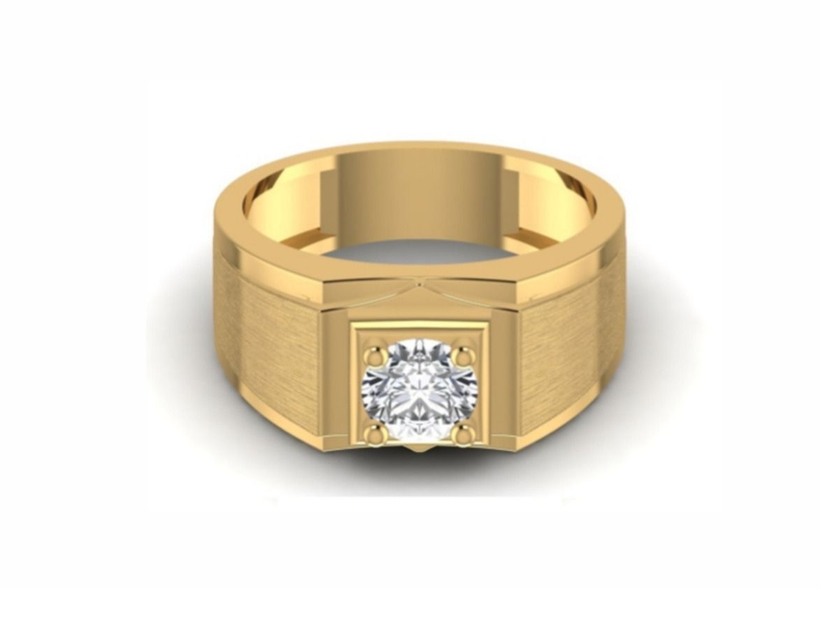 Brushed matte texture bezel, trending finish — 7.70g gold