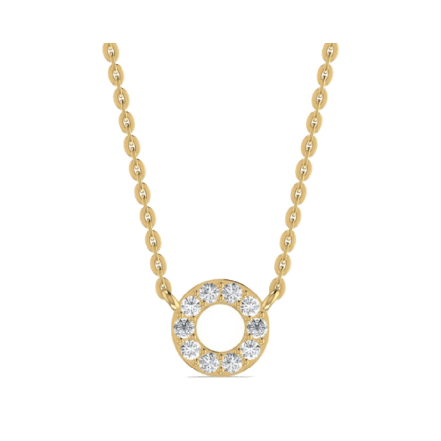 Round Bezel Pendant — Mini