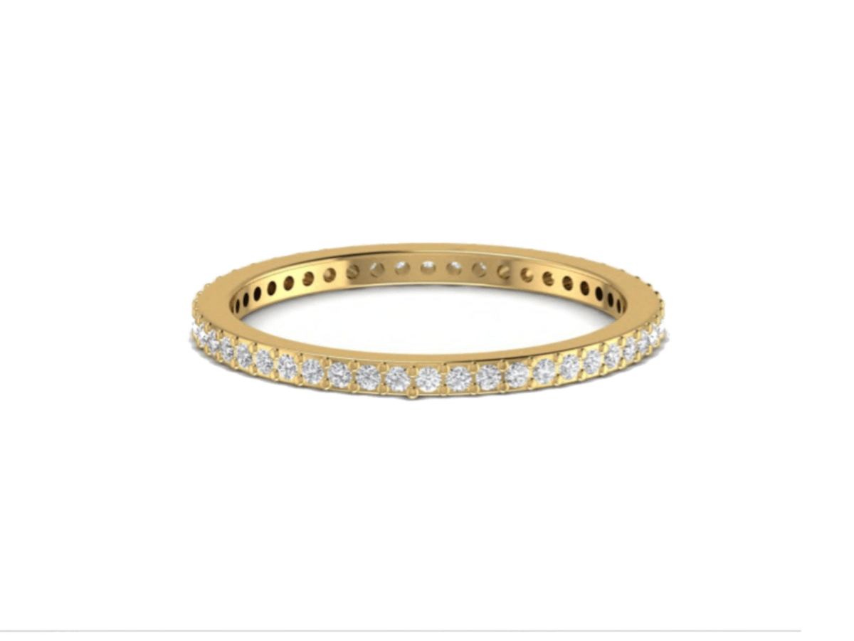 Micro-Pavé Eternity Band