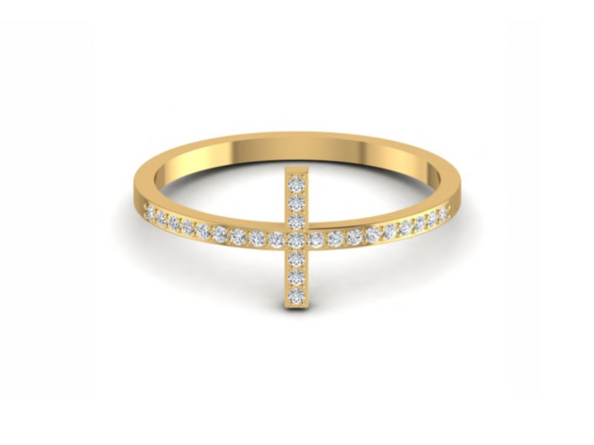 Minimalist everyday elegance ring — 1.15g gold