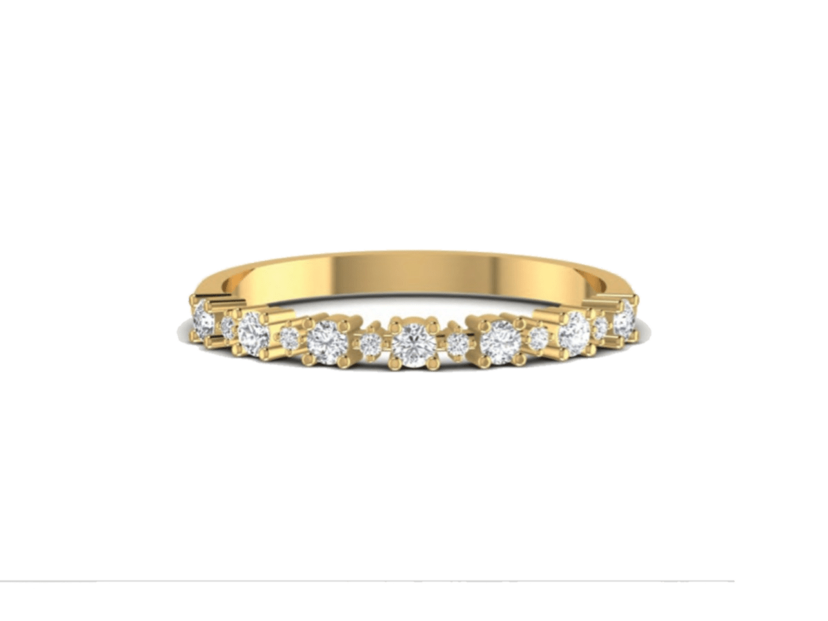 Graduated Pavé Half-Band