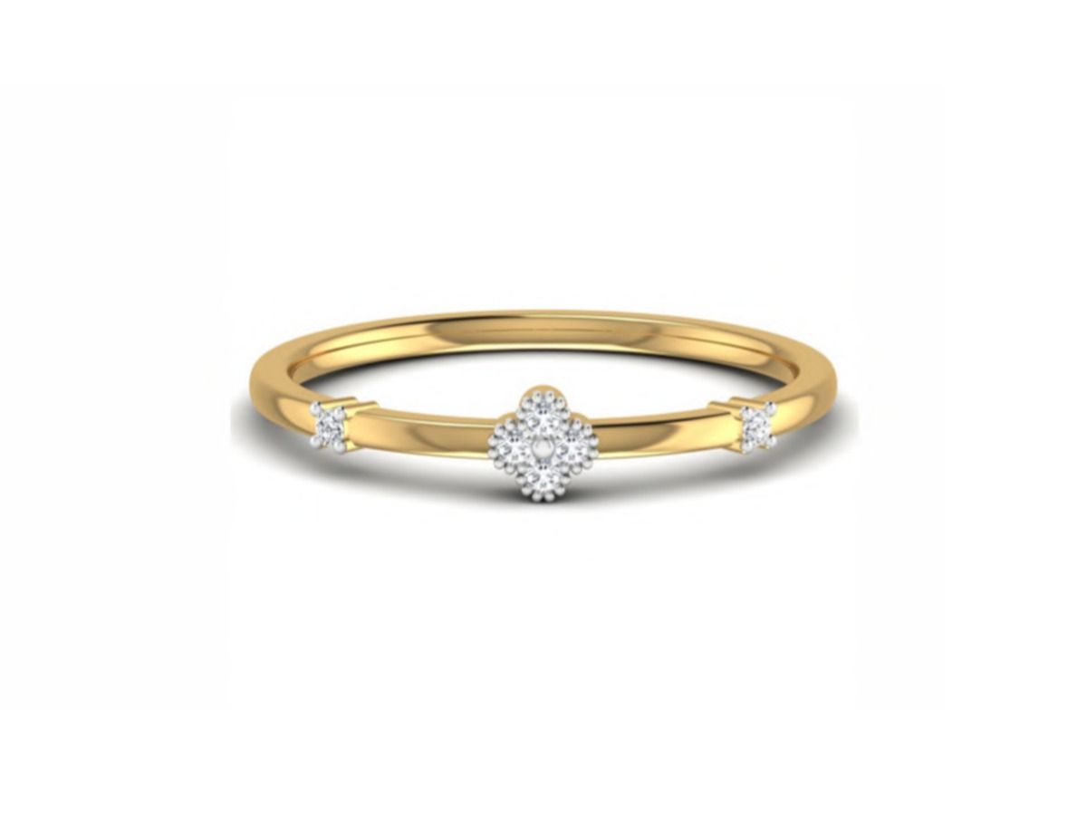 Dainty signature band — 1.04g gold