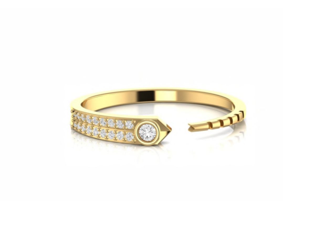 Delicate everyday sparkle — 1.00g gold