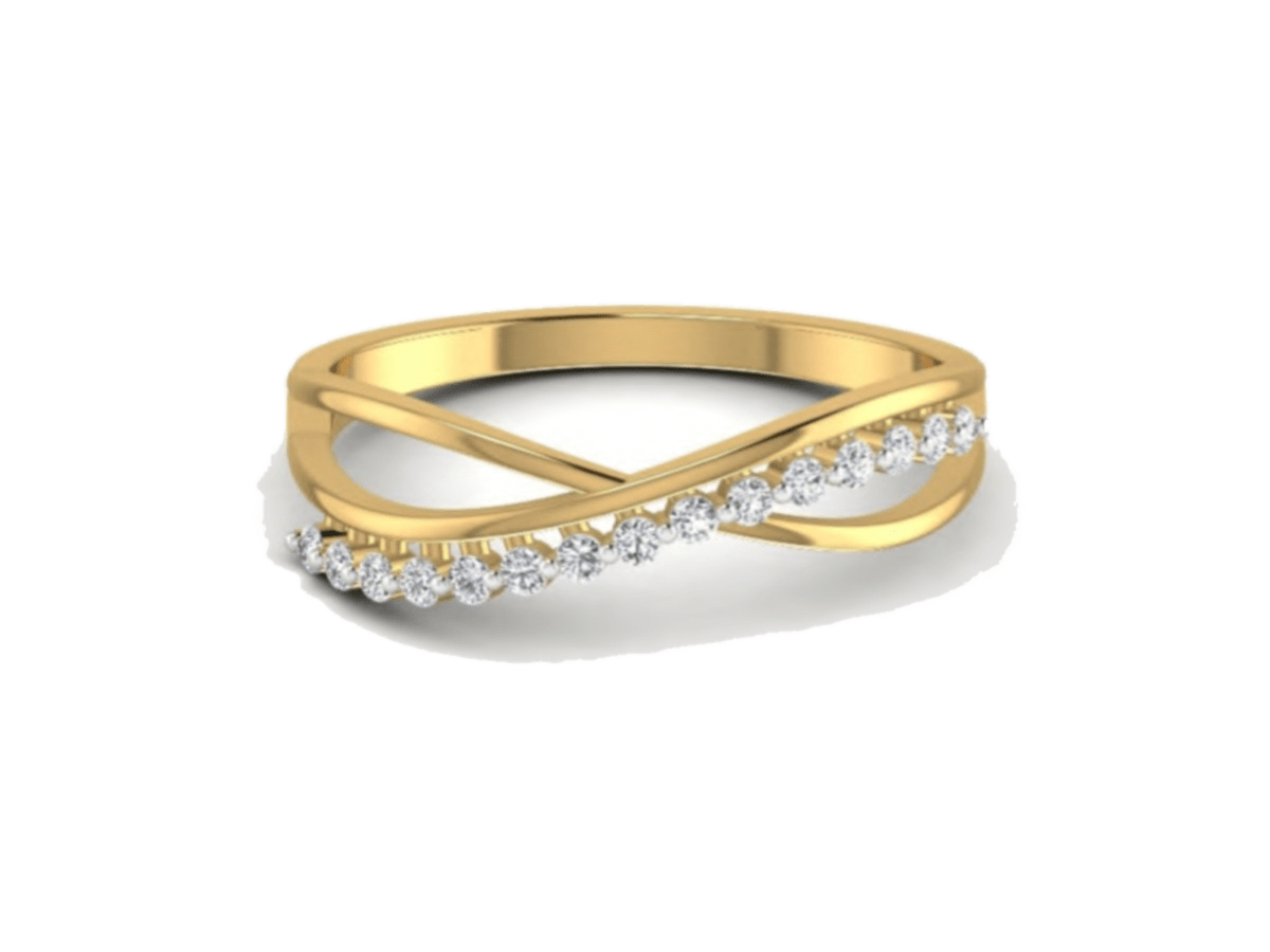 Twist Pavé Band