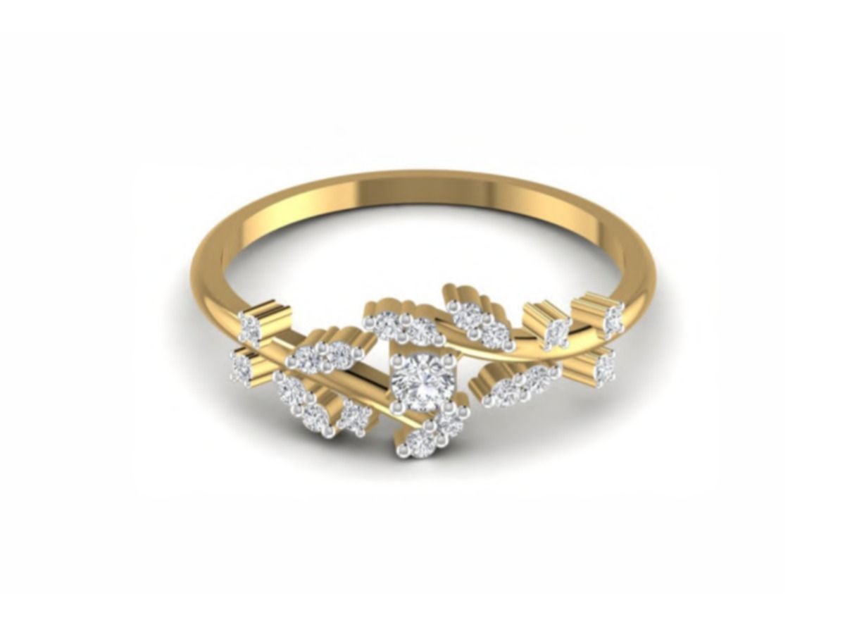 Elegant statement minimalist — 1.77g gold