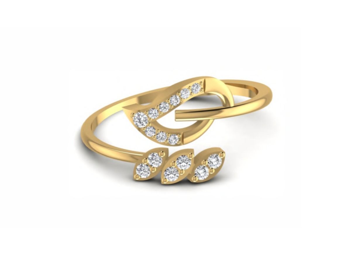 Refined minimalist statement — 1.78g gold