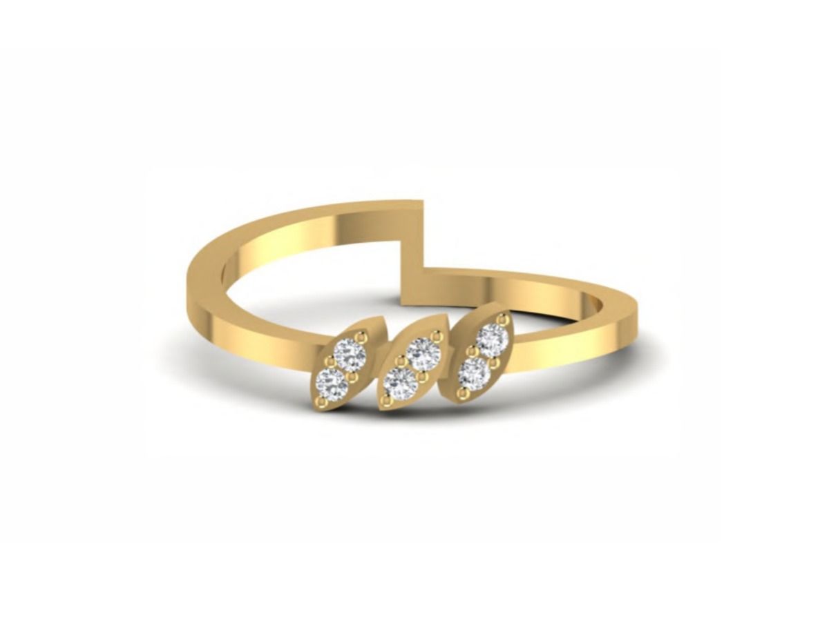 Sophisticated everyday band — 1.91g gold