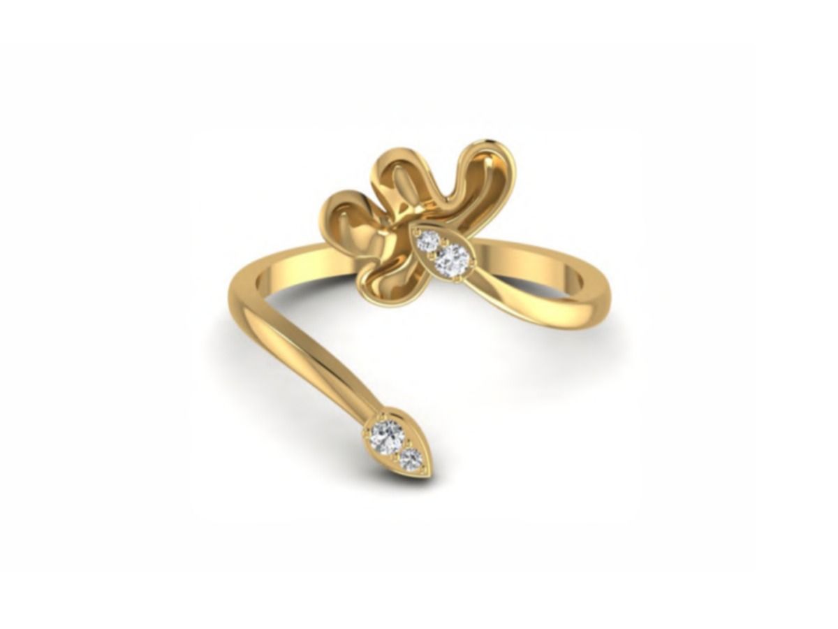 Refined contemporary band with subtle detail — 2.24g gold
