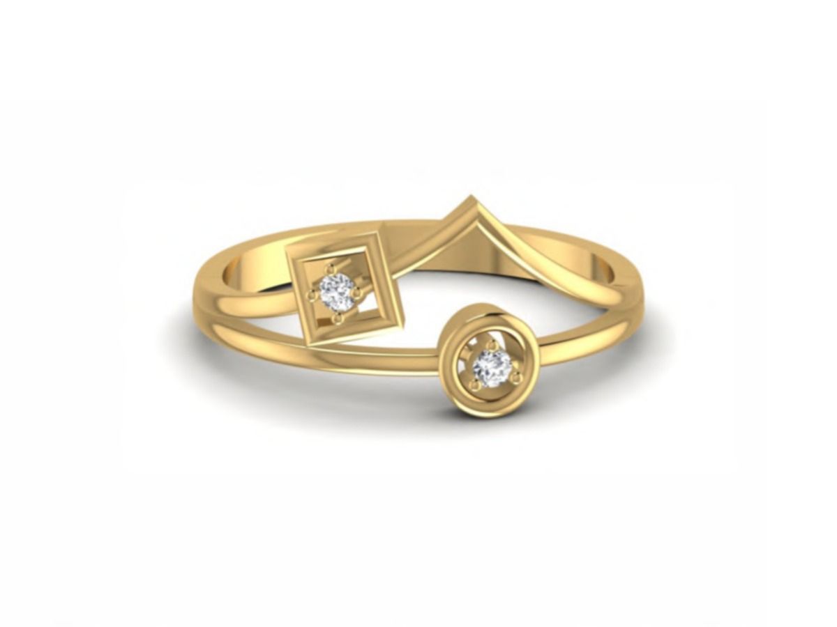 Sleek minimalist everyday ring — 2.21g gold