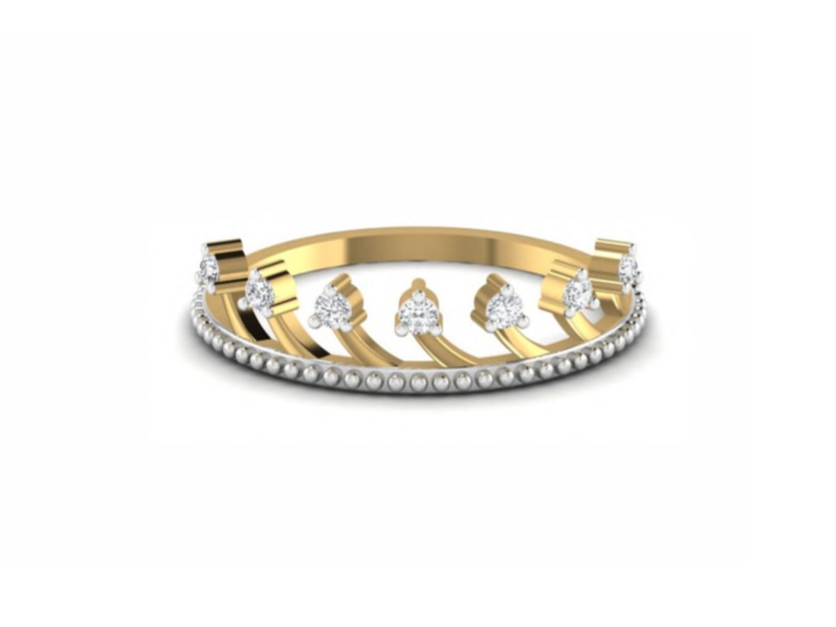 Dainty refined band — 1.41g gold