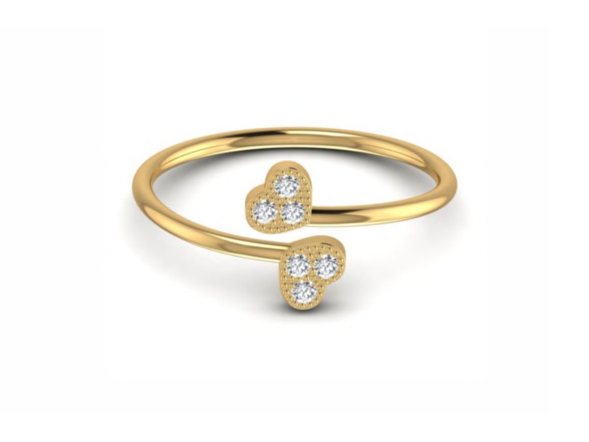 Clean minimalist band — 1.40g gold