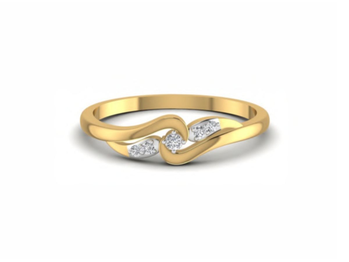 Sleek contemporary design — 1.98g gold
