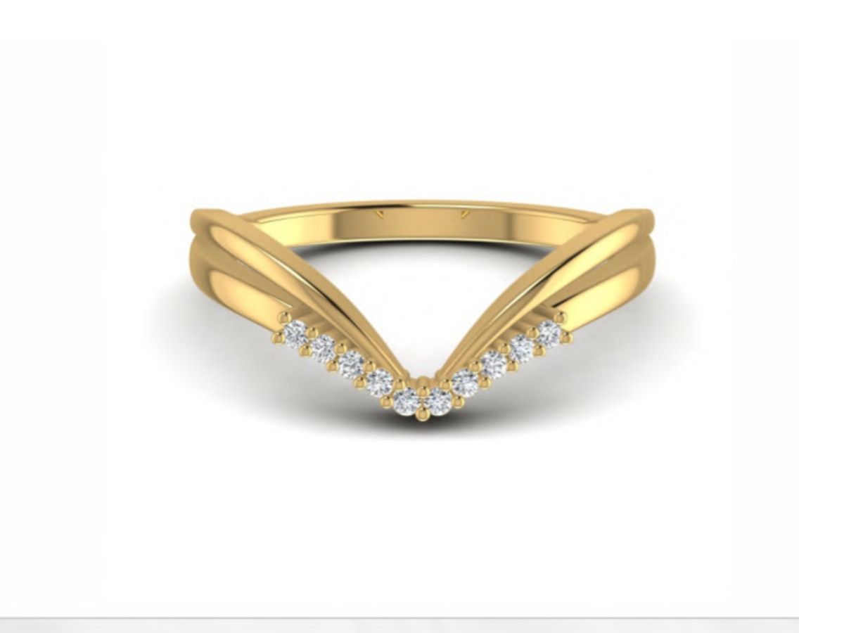 Graceful minimalist design — 1.90g gold