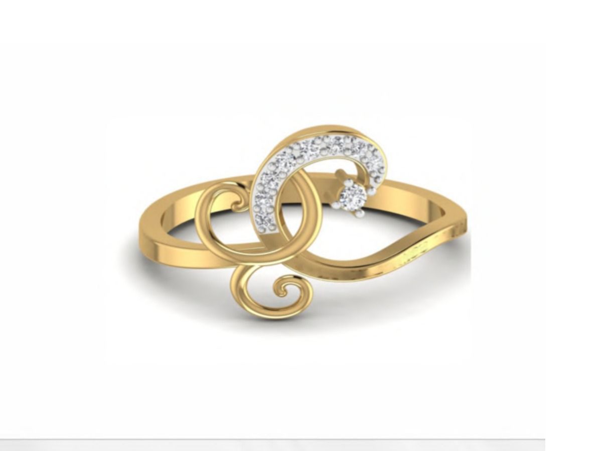 Elegant minimalist ring — 1.53g gold