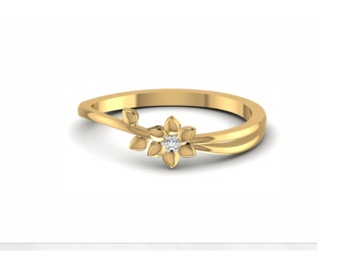 Subtle sparkle band — 1.25g gold