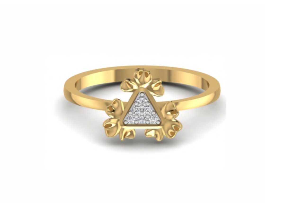 Minimalist accent ring — 1.30g gold