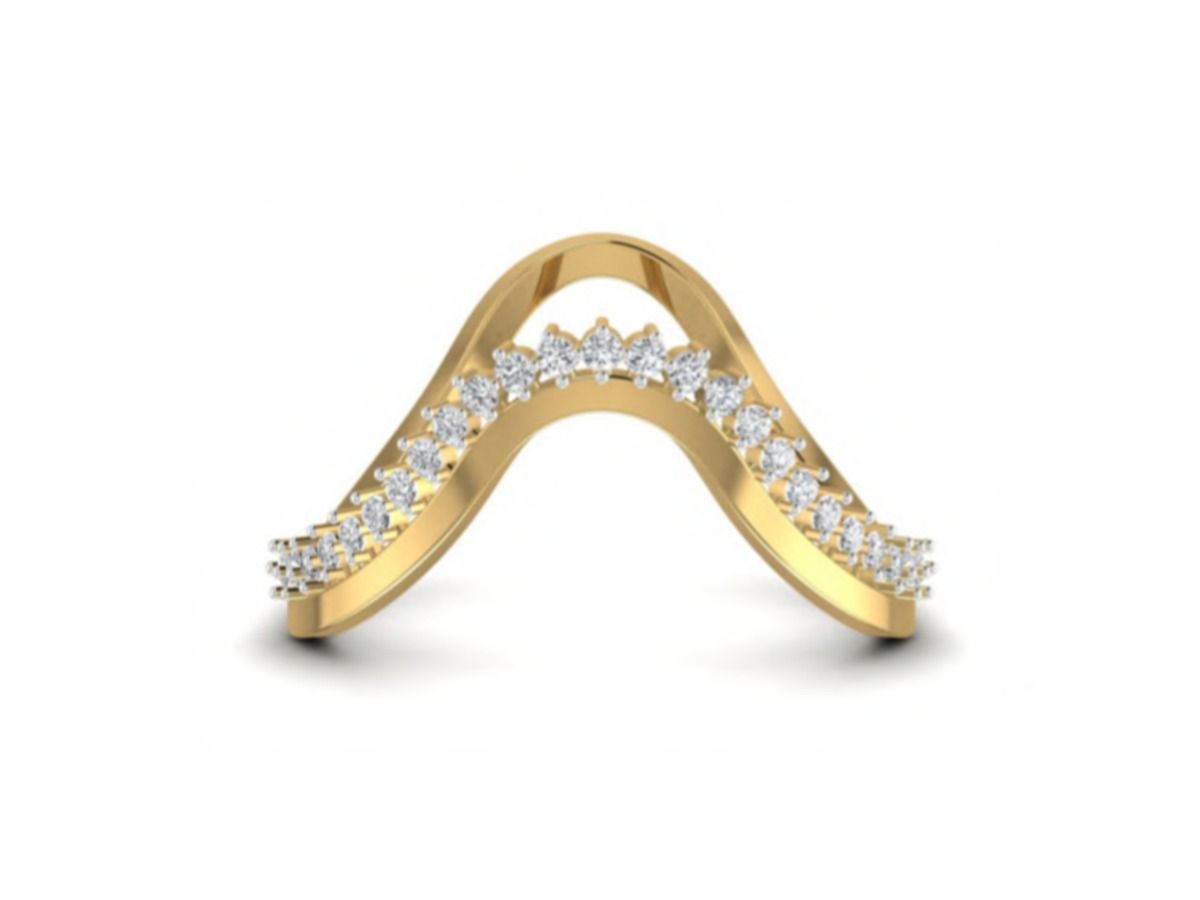 Refined statement ring — 1.80g gold