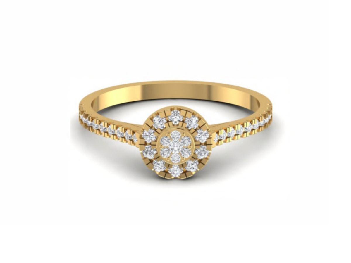 Statement solitaire design — 1.99g gold