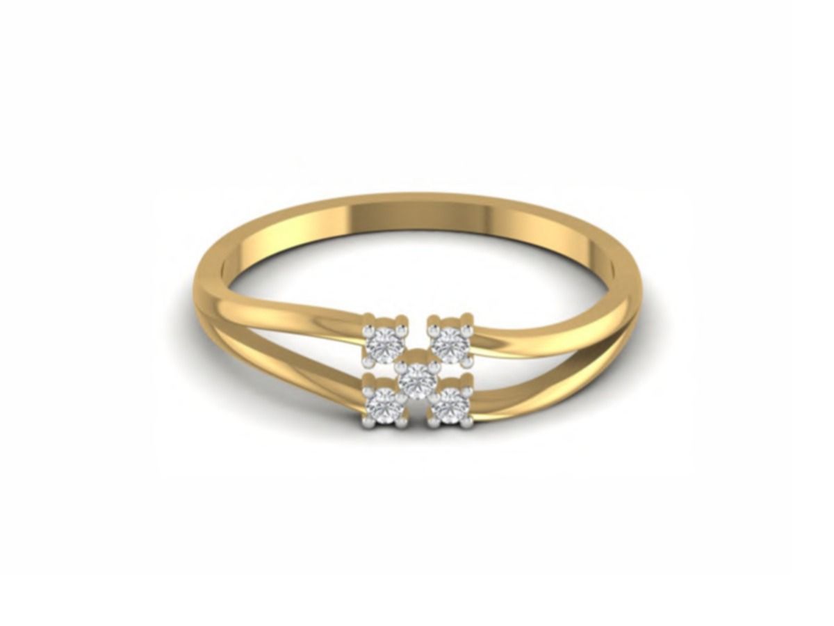 Delicate modern elegance — 1.27g gold