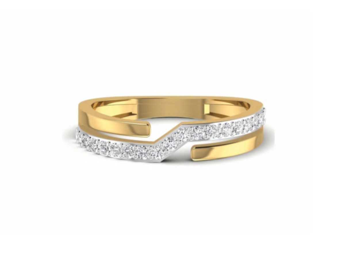 Substantial modern band — 3.07g gold