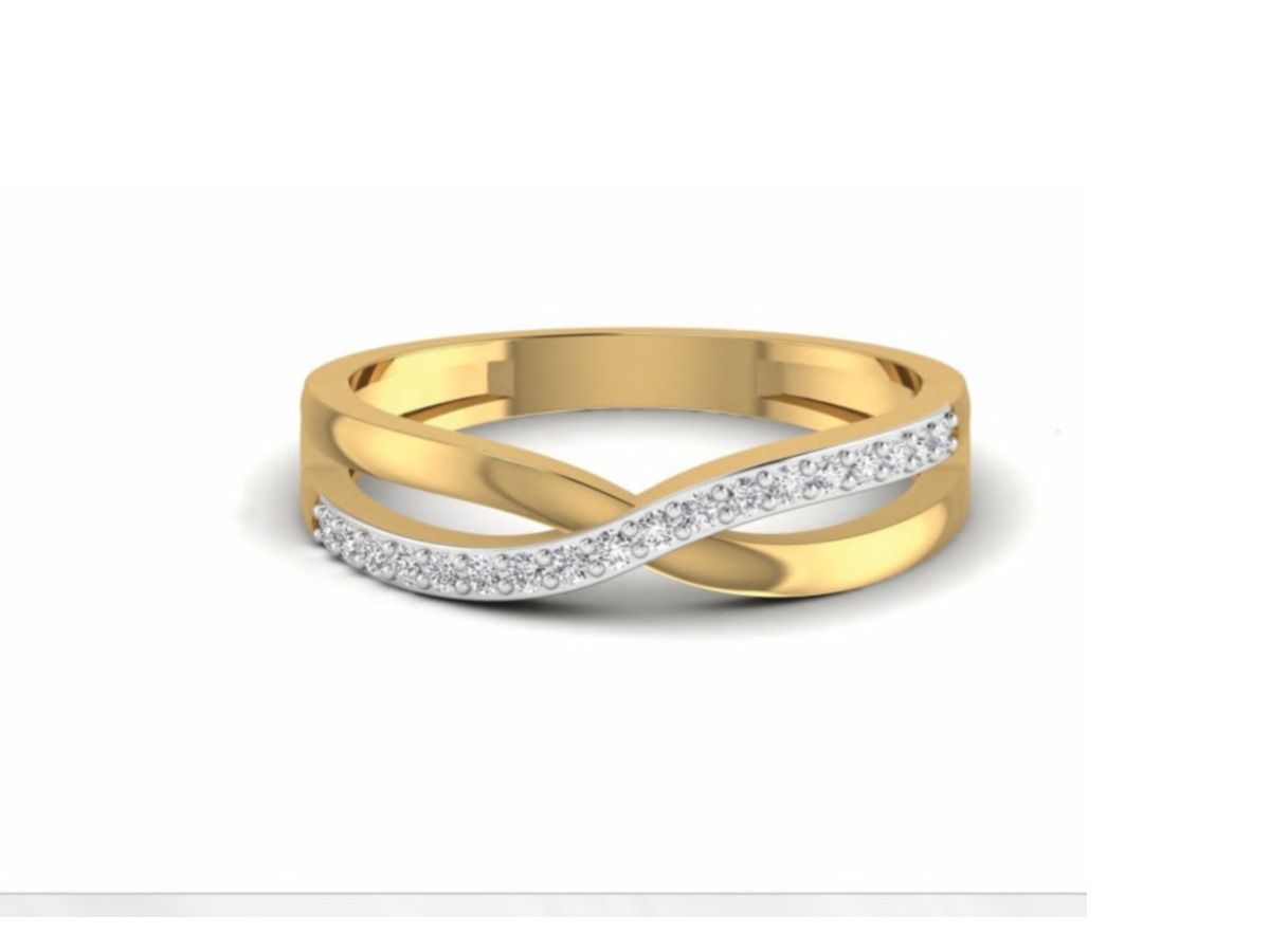 Sleek fine jewelry ring — 2.40g gold