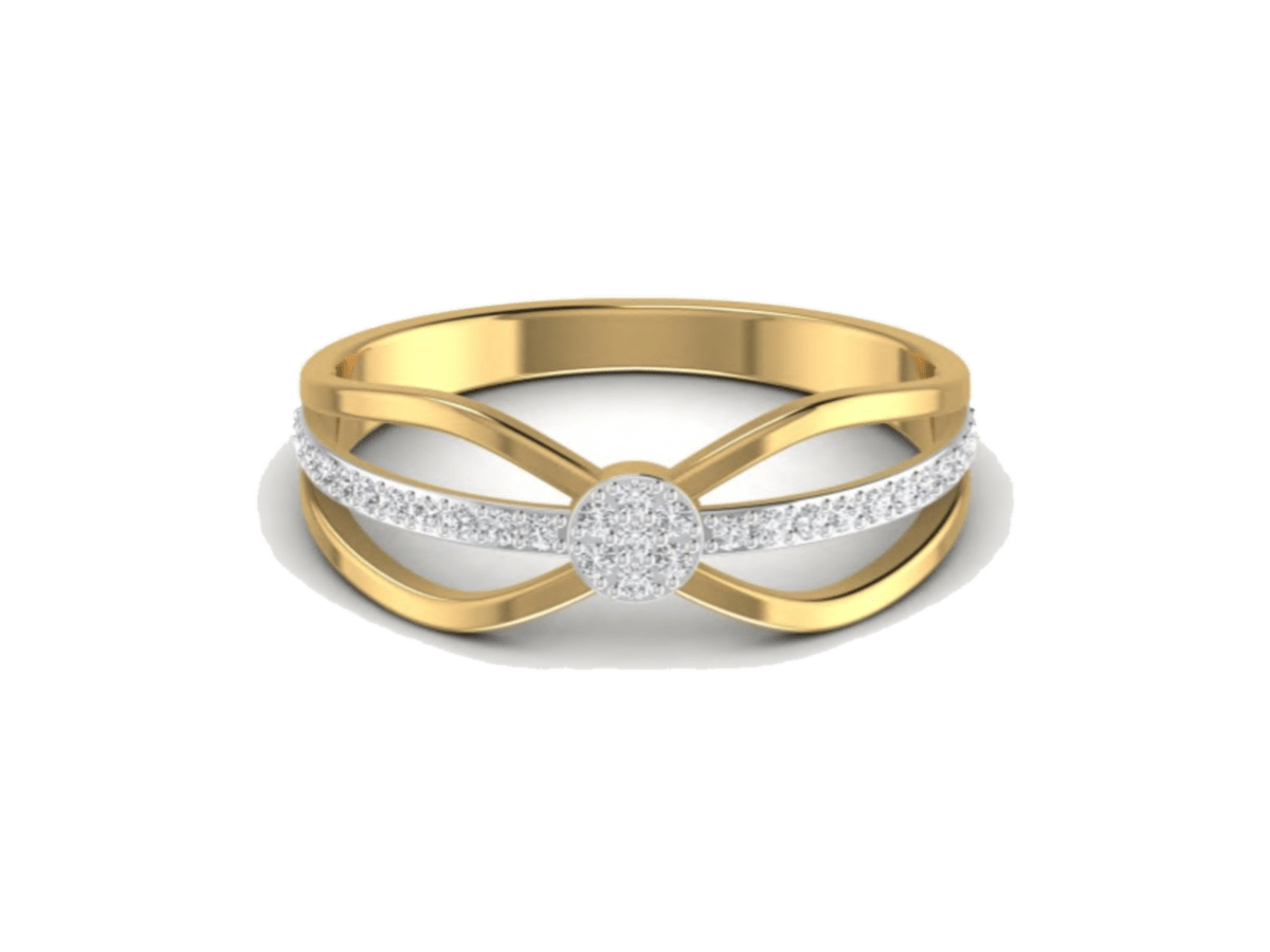 Crossover Twin Pavé Band