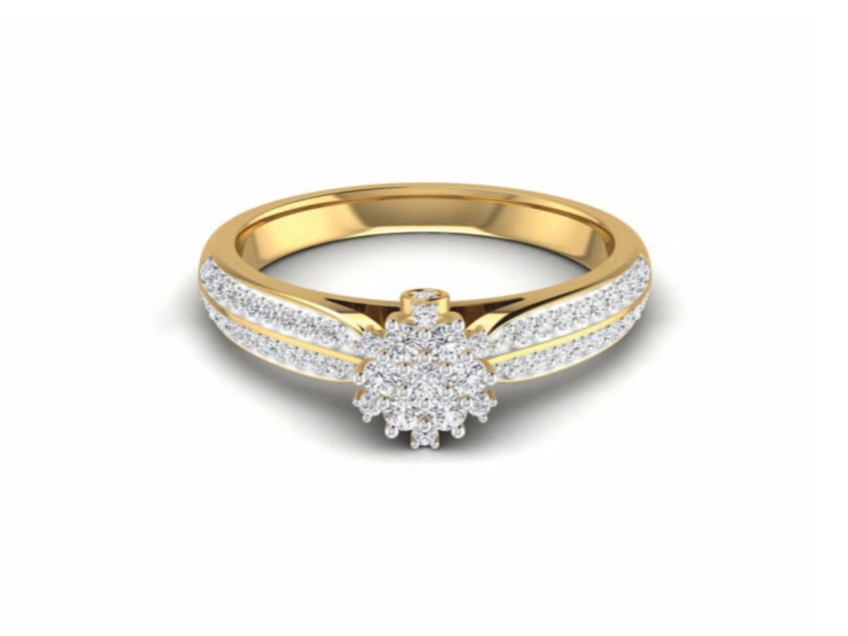 Minimalist statement ring — 2.55g gold
