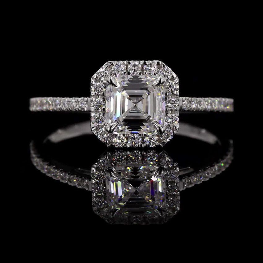 Asscher 1.00ct Solitaire