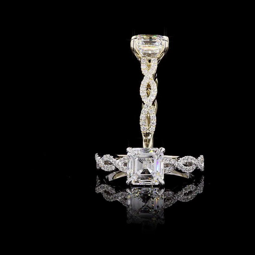 Asscher 2.00ct Solitaire
