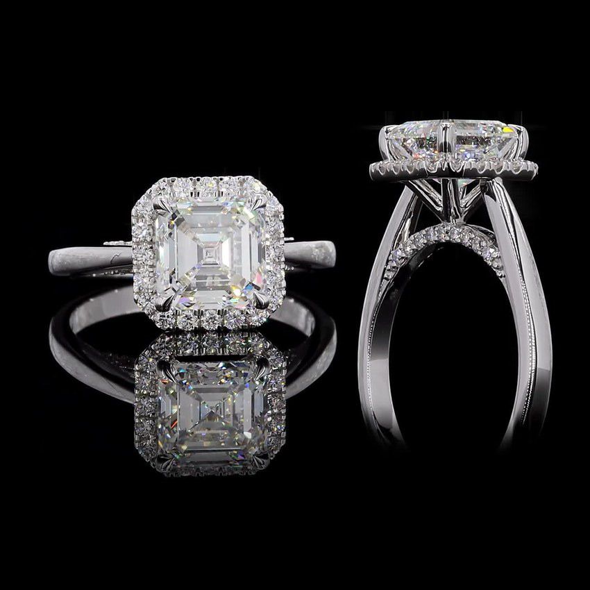 Asscher 2.50ct Solitaire