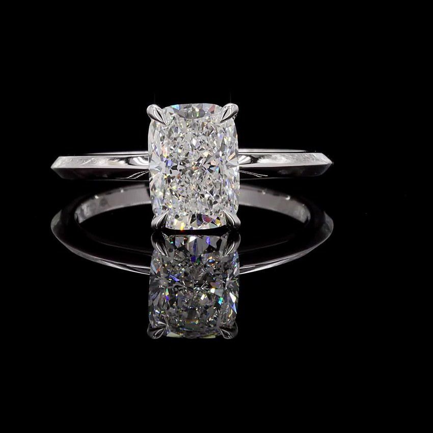 Long Cushion 2.00ct Solitaire