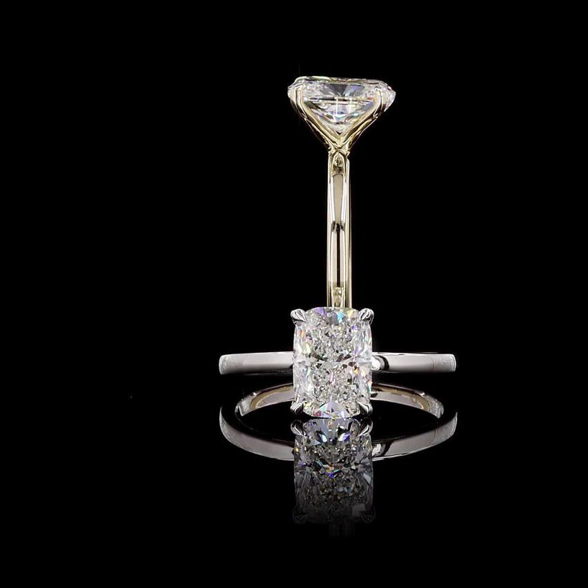 Long Cushion 2.00ct Solitaire