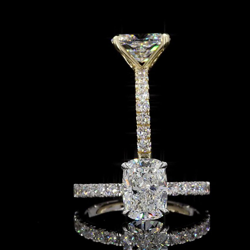 Long Cushion 2.00ct Solitaire