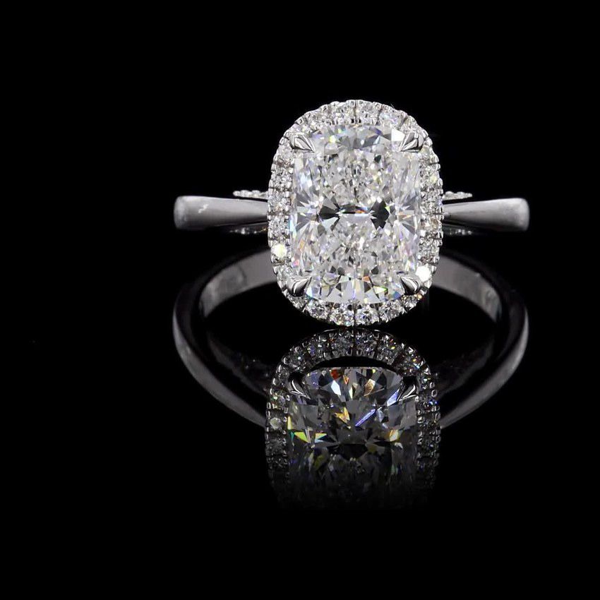 Long Cushion 2.50ct Solitaire