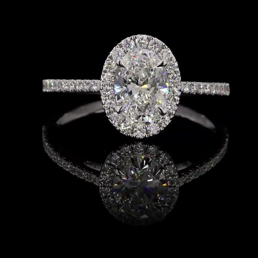 Oval 1.00ct Solitaire