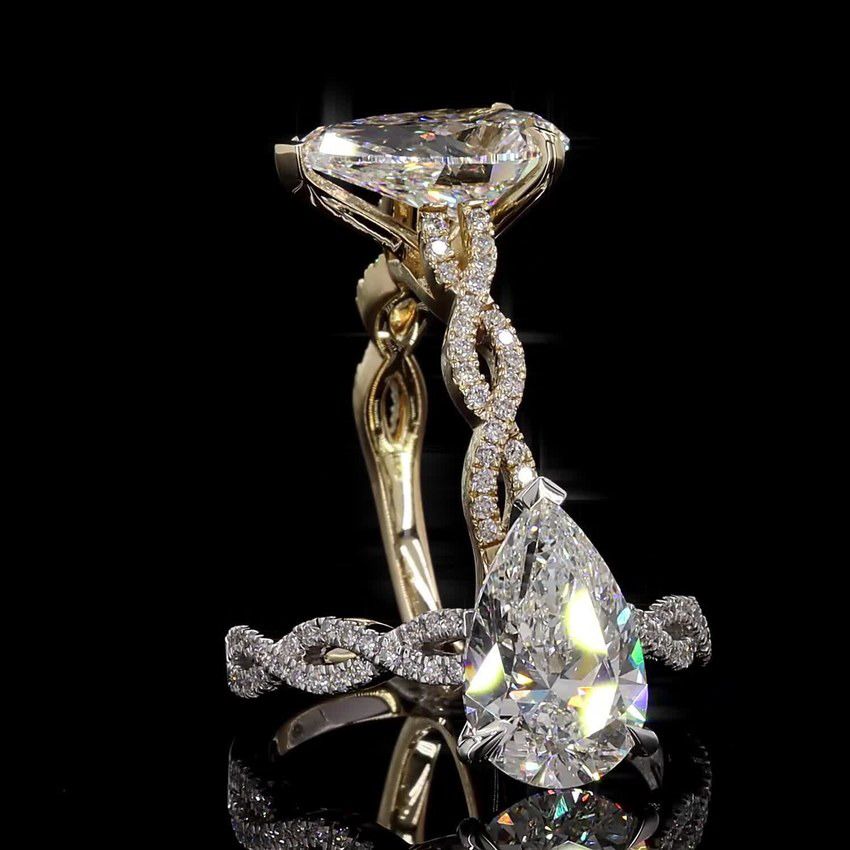 Pear 3.00ct Solitaire