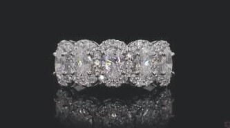 LBD913 lab-grown diamond band, 14KT