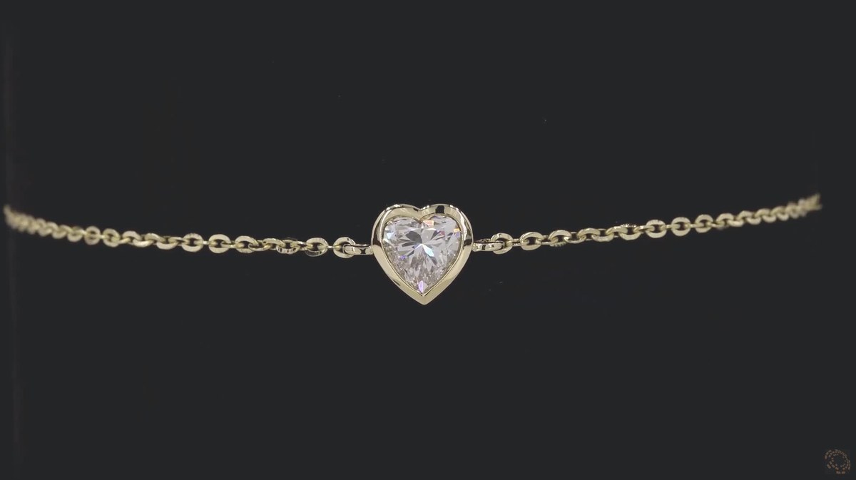 LBR921-HR050 lab-grown diamond fashion piece, 14KT