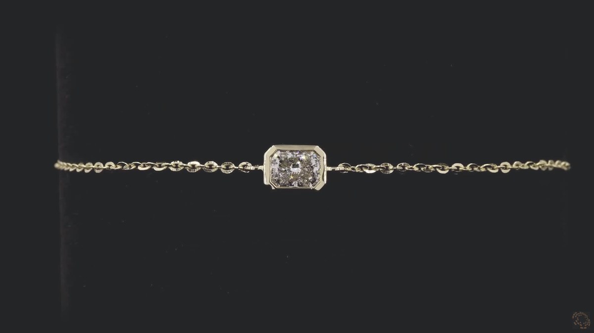 LBR921-RA050 lab-grown diamond fashion piece, 14KT